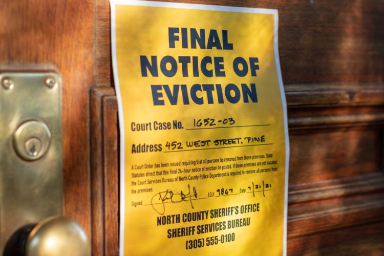 Eviction Notice for a Tennant